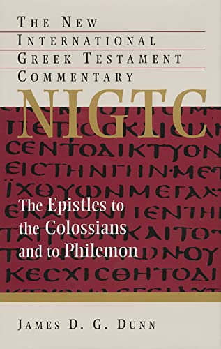 The Epistles to the Colossians and to Philemon Cover