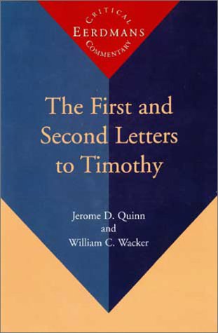 The first and second letters to Timothy Cover