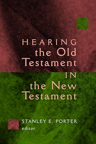 Hearing the Old Testament in the New Testament (Mcmaster New Testament Studies) Cover