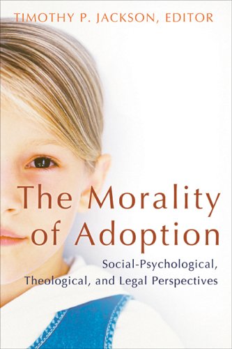 The morality of adoption Cover