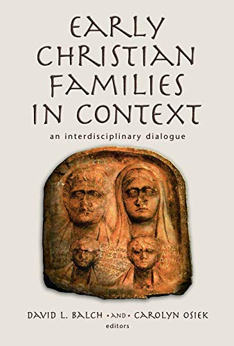 Early Christian families in context Cover