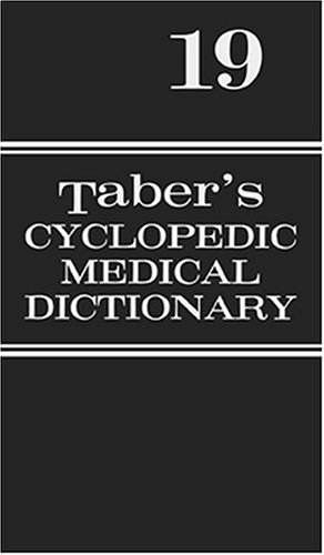 Taber's cyclopedic medical dictionary. Cover