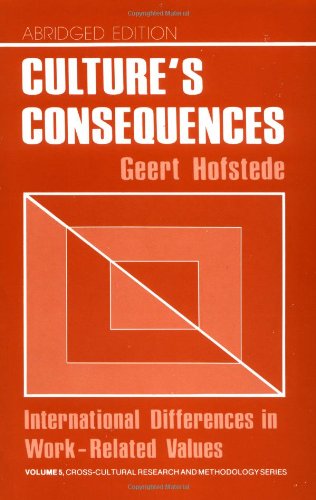Culture's consequences Cover