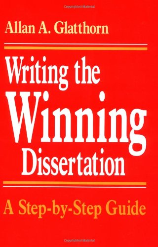 Writing the winning dissertation Cover