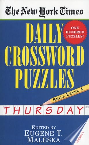 The New York Times Daily Crossword Puzzles (Thursday), Volume I (New York Times Daily Crossword Puzzles (Thursday)) Cover
