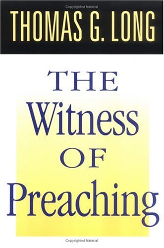 The witness of preaching Cover