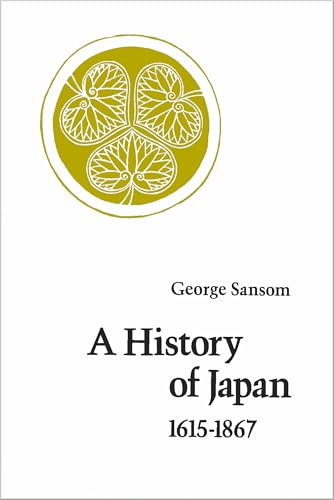 A History of Japan, 1615-1867 Cover