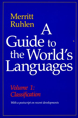A guide to the world's languages Cover