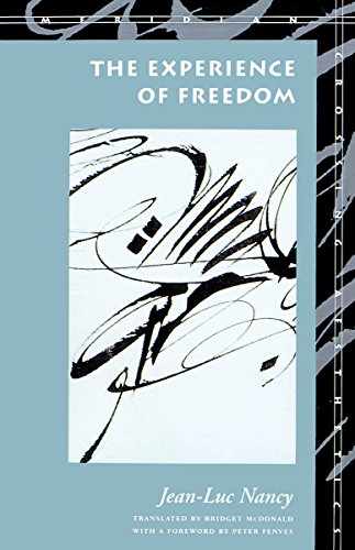 The experience of freedom Cover