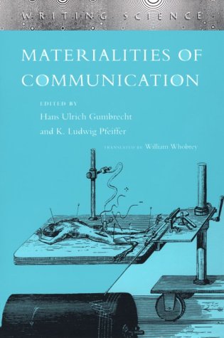 Materialities of communication Cover