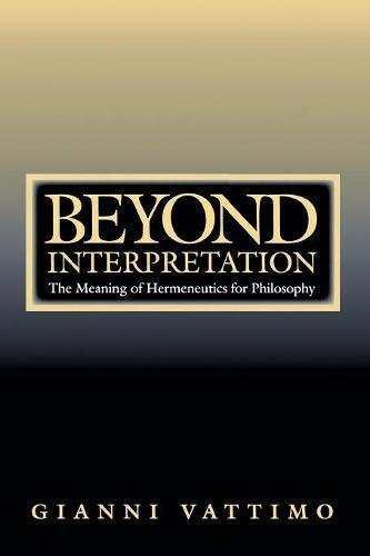 Beyond interpretation Cover
