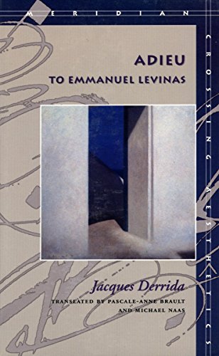 Adieu to Emmanuel Levinas Cover