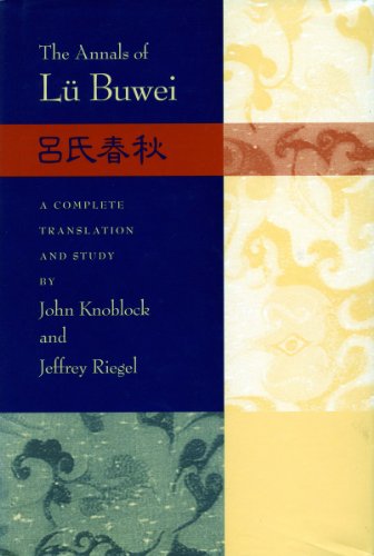 The Annals of Lu Buwei Cover