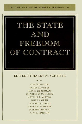 The state and freedom of contract Cover