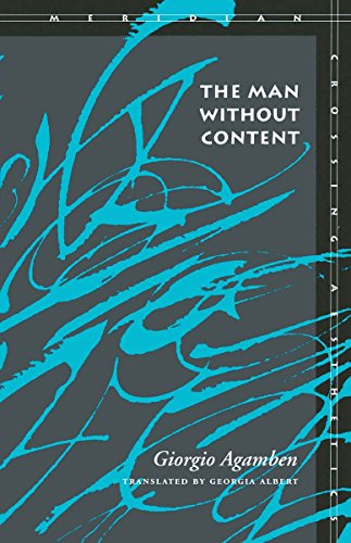 The Man Without Content (Meridian: Crossing Aesthetics) Cover