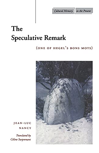 The Speculative Remark Cover