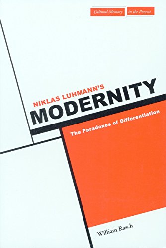 Niklas Luhmann's Modernity Cover