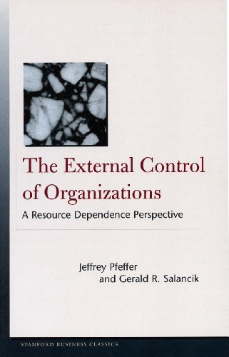 The External Control of Organizations Cover