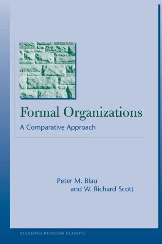 Formal Organizations Cover