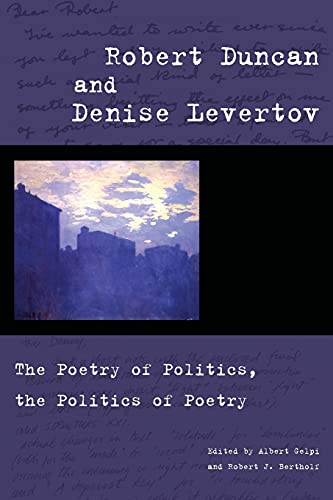 Robert Duncan and Denise Levertov Cover
