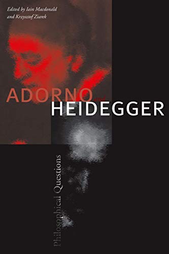 Adorno and Heidegger Cover