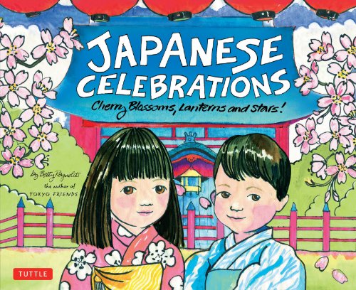 Japanese Celebrations: Cherry Blossoms, Lanterns and Stars! Poster