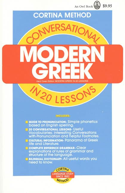 Conversational modern Greek in 20 lessons Cover