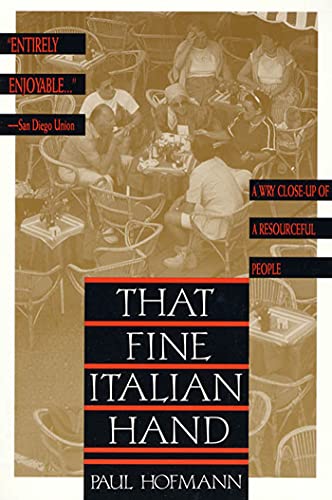 That fine Italian hand Cover