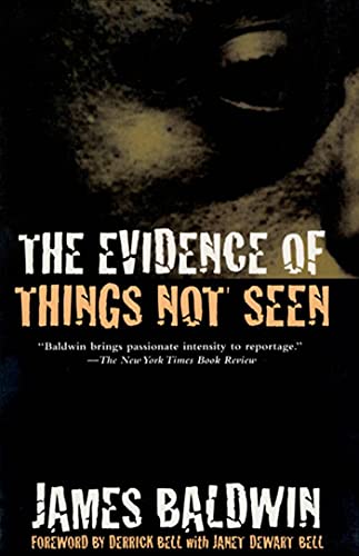 The evidence of things not seen Cover