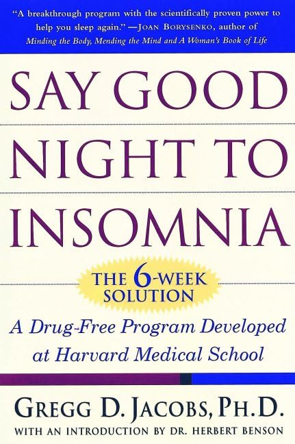 Say Good Night to Insomnia Cover
