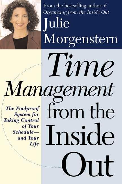 Time management from the inside out Cover