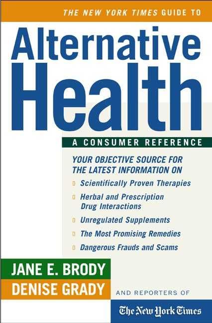 The New York Times guide to alternative health Cover