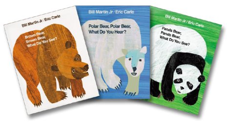 Bill Martin Jr. & Eric Carle Three-Bear Set (Brown Bear, Polar Bear, Panda Bear) Cover