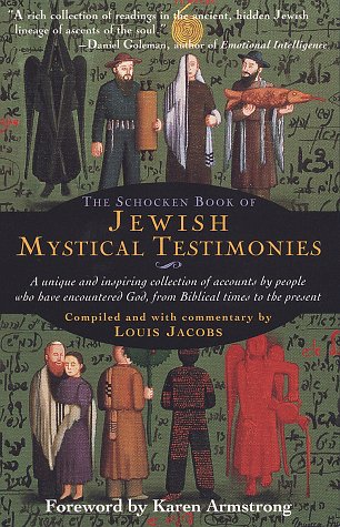 The Schocken book of Jewish mystical testimonies Cover
