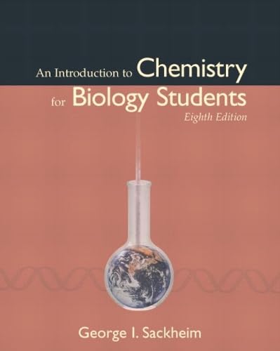 Introduction to chemistry for biology students Cover