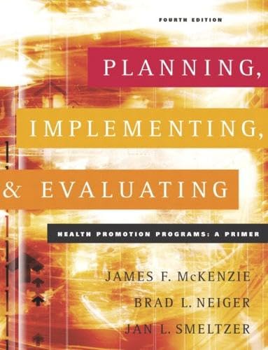 Planning, implementing, and evaluating health promotion programs Cover