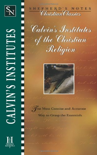 Calvin's Institutes of the Christian religion. Cover