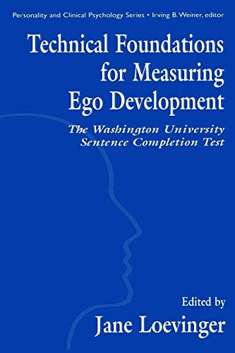 Technical foundations for measuring ego development Cover