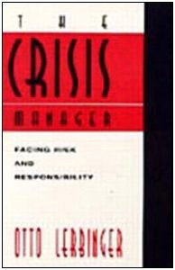 The crisis manager Cover