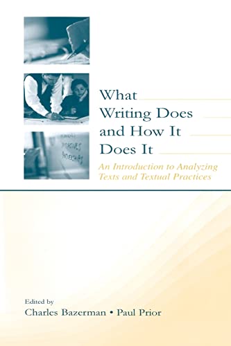 What writing does and how it does it Cover