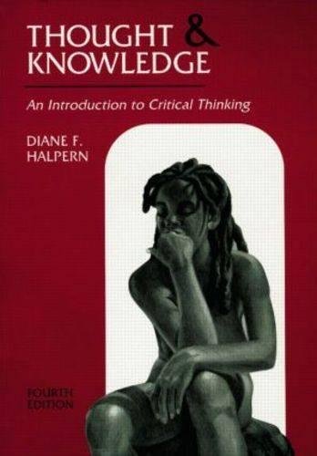 Thought & knowledge Cover