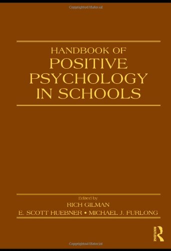 Handbook of Positive Psychology in Schools Cover