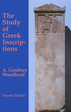 The study of Greek inscriptions Cover