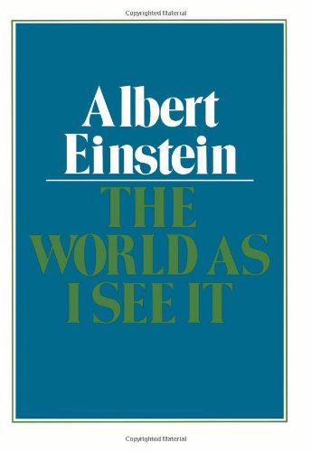 The world as I see it Cover