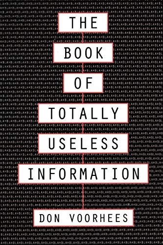 The book of totally useless information Cover