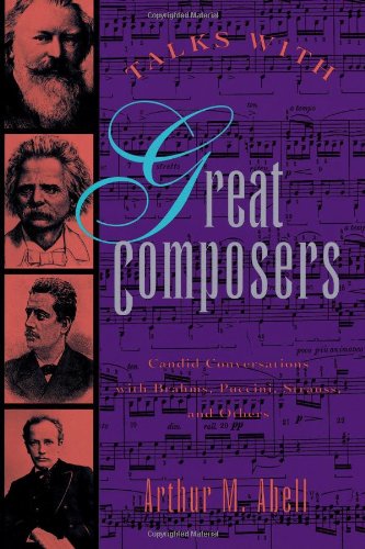 Talks with great composers Cover