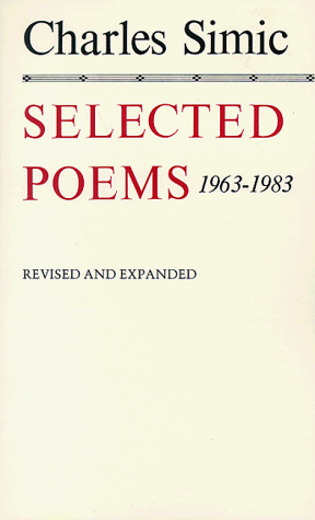 Selected poems, 1963-1983 Cover