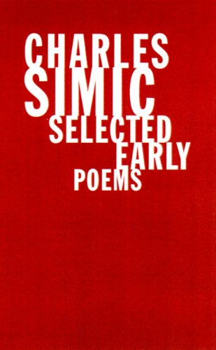 Selected early poems Cover