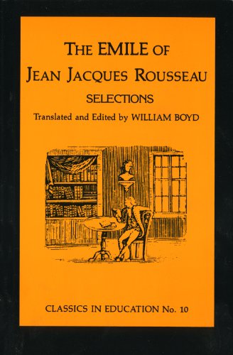 Emile of Jean Jacques Rousseau Cover
