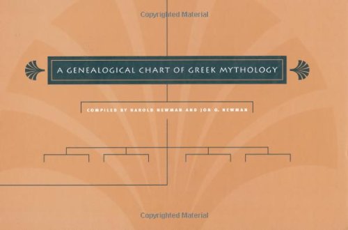 A genealogical chart of Greek mythology Cover